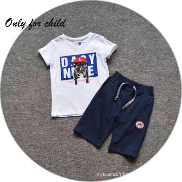 2017 de haute qualité bébé vêtements style bébé garçon vêtements d&#39;été vêtements décontractés garçon pantalons t shirt ensemble